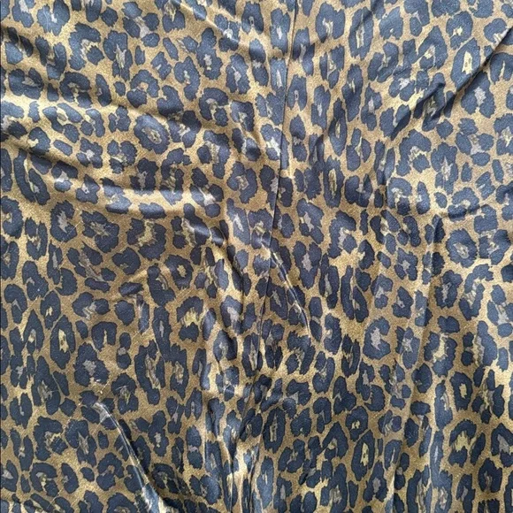 NWOT ZARA LEOPARD SILK SKIRT XS - Picture 2 of 3